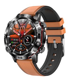 Veanxin Smartwatch 1.43 '' Pantalla Hd Et482 Rastreador De Ejercicios A Prueba De Agua-marrón