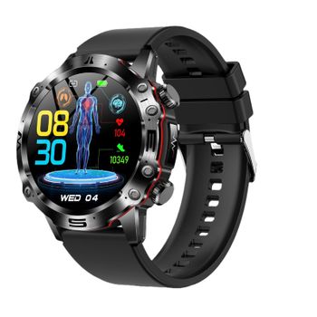 Veanxin Smartwatch 1.43 '' Pantalla Hd Et482 Rastreador De Ejercicios A Prueba De Agua-negro