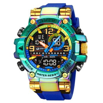 Veanxin Smartwatch Colorido Luminoso Electrónico Impermeable Reloj Deportivo -verde