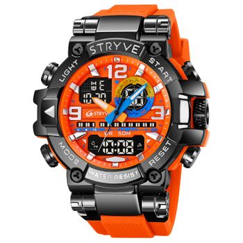 Veanxin Smartwatch Colorido Luminoso Electrónico Impermeable Reloj Deportivo -naranja