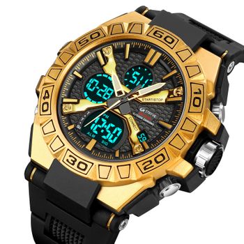 Veanxin Smartwatch Colorido Luminoso Electrónico Impermeable Reloj Deportivo -oro