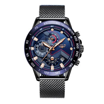 Veamxin Reloj Deportivo Luminoso Para Hombre Con Movimiento De Cuarzo Para Exteriores, Color Negro