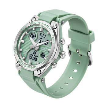 Veanxin Reloj Deportivo Electrónico Resistente Al Agua Y A Las Caídas Para Mujer, Color Verde