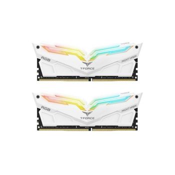 Teamgroup Ddr4 16gb(2x8) T-force Night Hawk Rgb 3600 Blanco