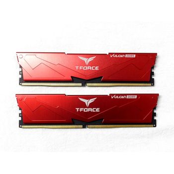 Teamgroup Ddr5 T-force Vulcan 16gb X 2 5200mhz Rojo