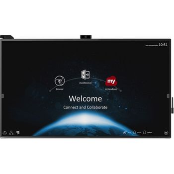 Viewsonic Ifp8670 Pizarra Y Accesorios Interactivos 2,18 M (86") 3840 X 2160 Pixeles Pantalla Táctil Negro Hdmi