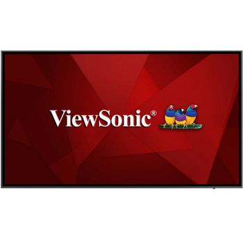 Viewsonic Cde7520 Pantalla De Señalización Pantalla Plana Para Señalización Digital 190,5 Cm (75") Ips 450 Cd / M² 4k Ultra Hd Negro Procesador Incorporado Android 8.0