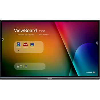 Viewsonic Ifp5550-3 Pizarra Y Accesorios Interactivos 139,7 Cm (55") 3840 X 2160 Pixeles Pantalla Táctil Negro Hdmi