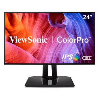 Viewsonic Vp Series Vp2468a Pantalla Para Pc 61 Cm (24") 1920 X 1080 Pixeles Full Hd Led Negro