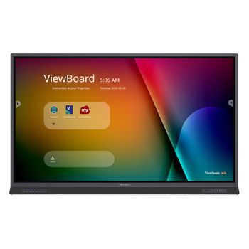 Viewsonic Ifp7552-1b Pizarra Y Accesorios Interactivos 190,5 Cm (75") 3840 X 2160 Pixeles Pantalla Táctil Negro