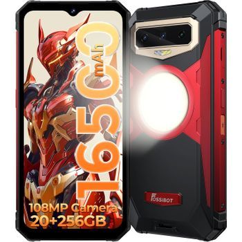 Móvil Fossibot F102 20gb De Ram + 256gb - Rojo