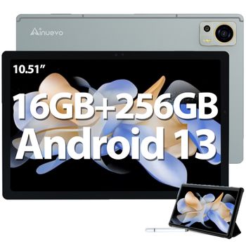 Tablet Ainuevo Tab S9 Mtk8788 Octa Core, 16gb Ram, 256gb, 10,51" - 26,67cm – Gris