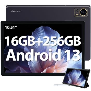 Tablet Ainuevo Tab S9 Mtk8788 Octa Core, 16gb Ram, 256gb, 10,51" - 26,67cm – Púrpura