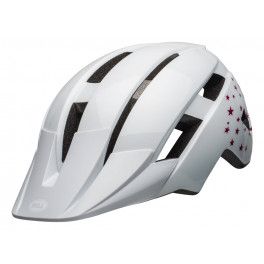 Bell Sidetrack Ii Youth Gloss White Stars - Casco Ciclismo