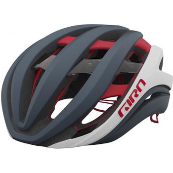 Giro Casco Aether Mips Spherical Portaro Gris Blanco Rojo