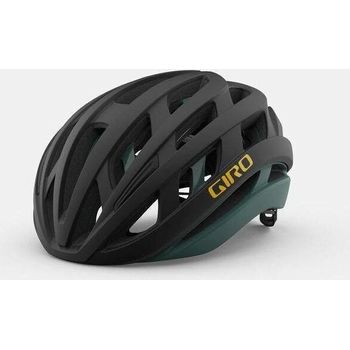 Giro Casco Helios Spherical Negro Mate/verde