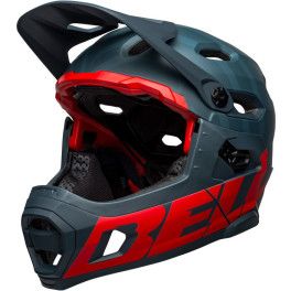 Bell Bs Super Dh Mips Spherical Prime Matte Blue/crimson S - Casco Ciclismo