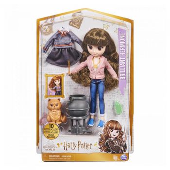 Harry Potter Doll Caja 20 Cm Y Accesorios Hermione Granger Mundo Mágico