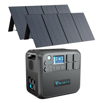 Generador solar portátil de 300W/320Wh/carga rápida por baterías  LiFePO4/luz LED/varios puertos de carga/alimentación de emergencia para  panel solar