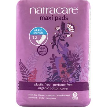 Natracare Compresas Maxi 12 Uds