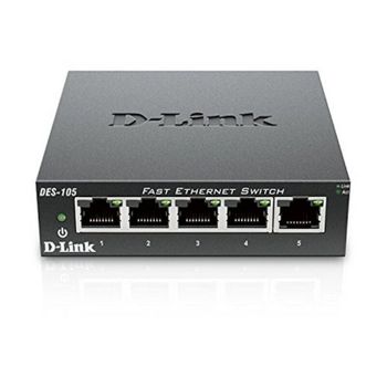 Switch De Sobremesa D-link Des-105 Lan Negro