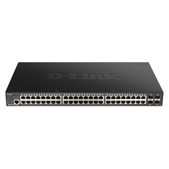 D-link Dgs-1250-52xmp Switch Gestionado L3 Ninguno Negro Energã­a Sobre Ethernet (poe)