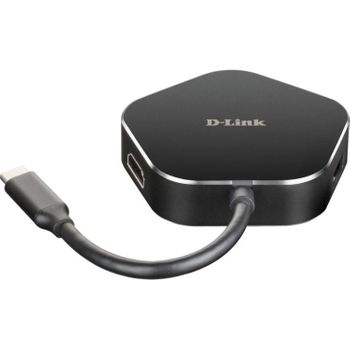 D-link Adaptador Usb-c 4 En 1 Con Hdmi/suministro Electrico