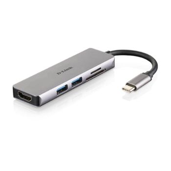 D-link Adaptador Usb-c 5 En 1 Con Hdmi/lector Tarjetas