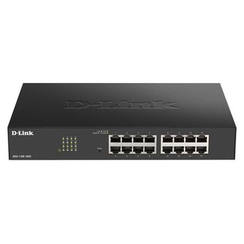 D-link Dgs-1100-16v2 Switch Gestionado Gigabit Ethernet (10/100/1000) Negro