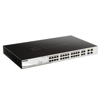 Switch D-link Smart Plus Dgs-1210-28mp 28 Puertos/ Rj-45 10/100/1000 Poe/ Sfp