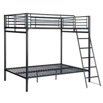 Litera 4 Plazas Metal Meubles Cosy 140x190cm Negro