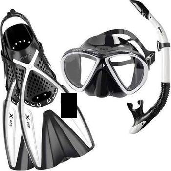 Mares Set X-one Marea Blanco-negro