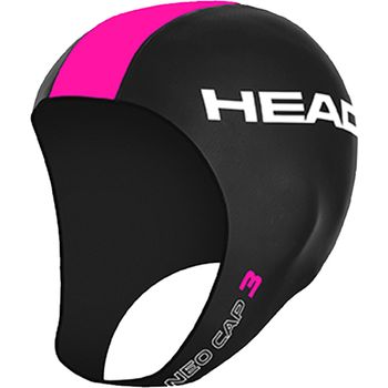 Head Gorro Neo Negro-rosa