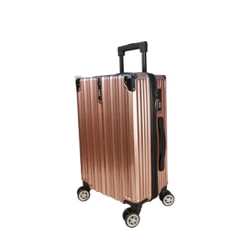 Travel Maleta Diamond Rígida De Cabina 55.0 X 37.0 X 20.0 Cms Resistente Y Ligera Color Rosa Metal