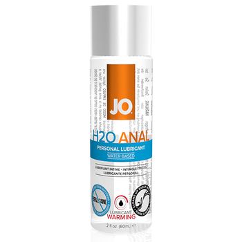 Lubricante Anal Con Base De Agua H2o Efecto Calor (60 Ml) System Jo Sj40109