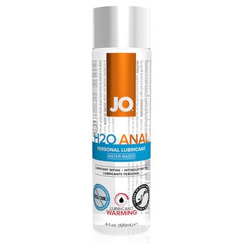 Lubricante Anal Con Base De Agua H2o Efecto Calor (120 Ml) System Jo 40110