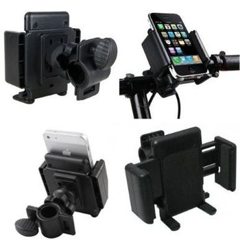 Soporte Universal Para Manillar De Bici Para Iphone 4 4s 5 Ipod Ajustable