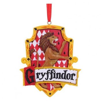 Adorno De Navidad Harry Potter Escudo Gryffindor