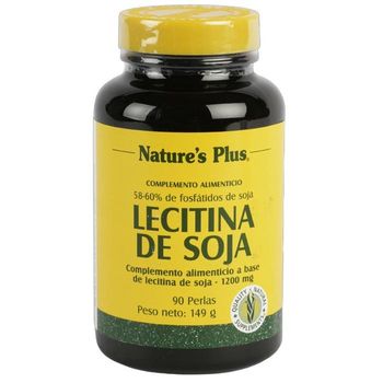 Lecitina De Soja 1200 Mg Nature's Plus, 90 Perlas