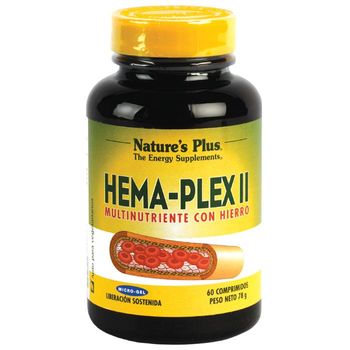 Hema-plex Ii Nature's Plus, 60 Comprimidos