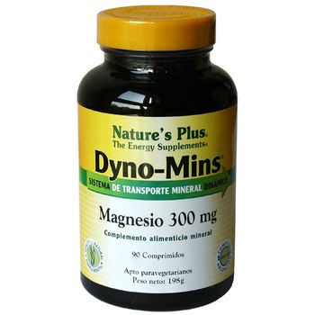 Dyno-mins Magnesio 300 Mg Nature's Plus, 90 Comprimidos