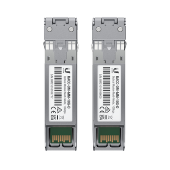 Modulo Sfp+ Ubiquiti Uacc-om-mm-10g-d-2 Ufiber Transceiver Mm 2pack