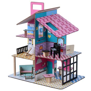 Barbie - Dreamhouse Cartón Para Montar Con Accesorios Y Muñeca Incluida,  Juguete +4 Años con Ofertas en Carrefour