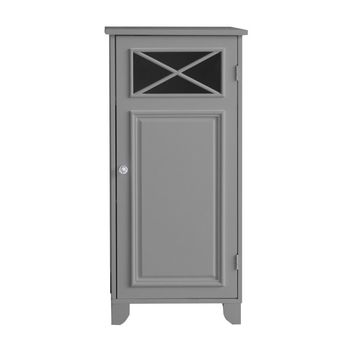 Mueble De Baño Dawson 1 Puerta De Madera Gris Ehf-6834g 22,9 X 81,3 X 43,2 Cm