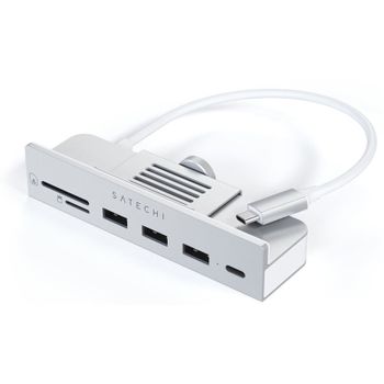 Hub Imac 24'' Usb C A Usb C, 3 Usb, Tarjeta Sd / Micro-sd Satechi Plateado