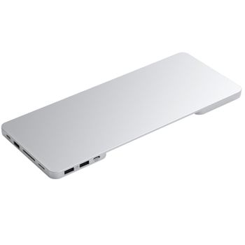 Hub Para Imac 24'' Lector Disco Duro Ssd Multipuertos Diseño Slim Satechi Plata