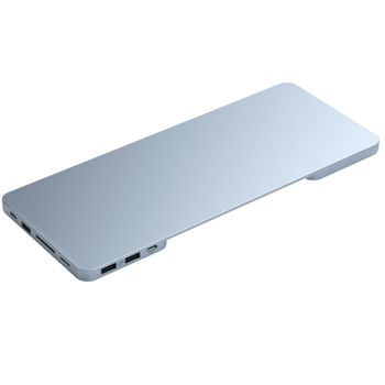 Hub Para Imac 24'' Lector Disco Duro Ssd Multipuertos Diseño Slim Satechi Azul