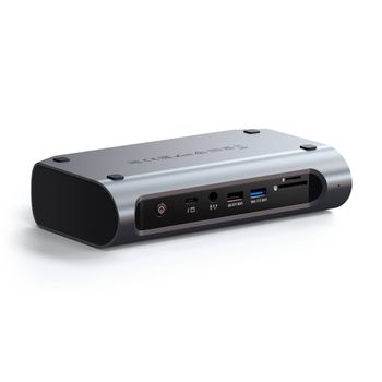 Satechi Thunderbolt 4 Multimedia Pro Acoplamiento Base Negro, Gris