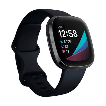 Fitbit Sense Carbón/grafito Smartwatch Asistentes Google Y Alexa Gps Estrés Frecuencia Sueño Temperatura