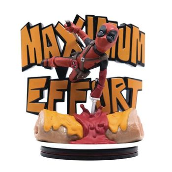 Figura Diorama Maximo Esfuerzo Deadpool Marvel 14cm